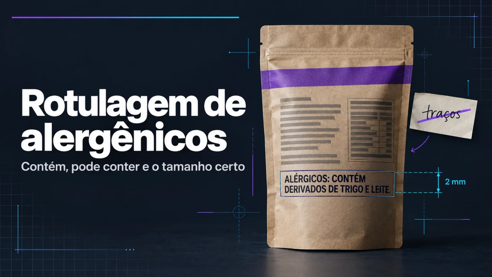 Capa do guia Rotulagem de alergênicos pela RDC 727