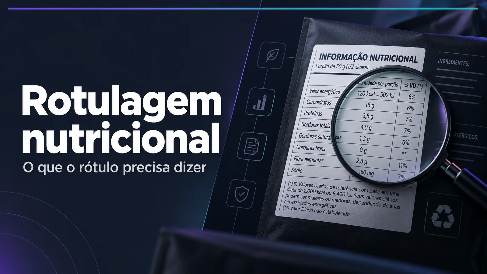 Capa do guia Rotulagem nutricional na consultoria de alimentos