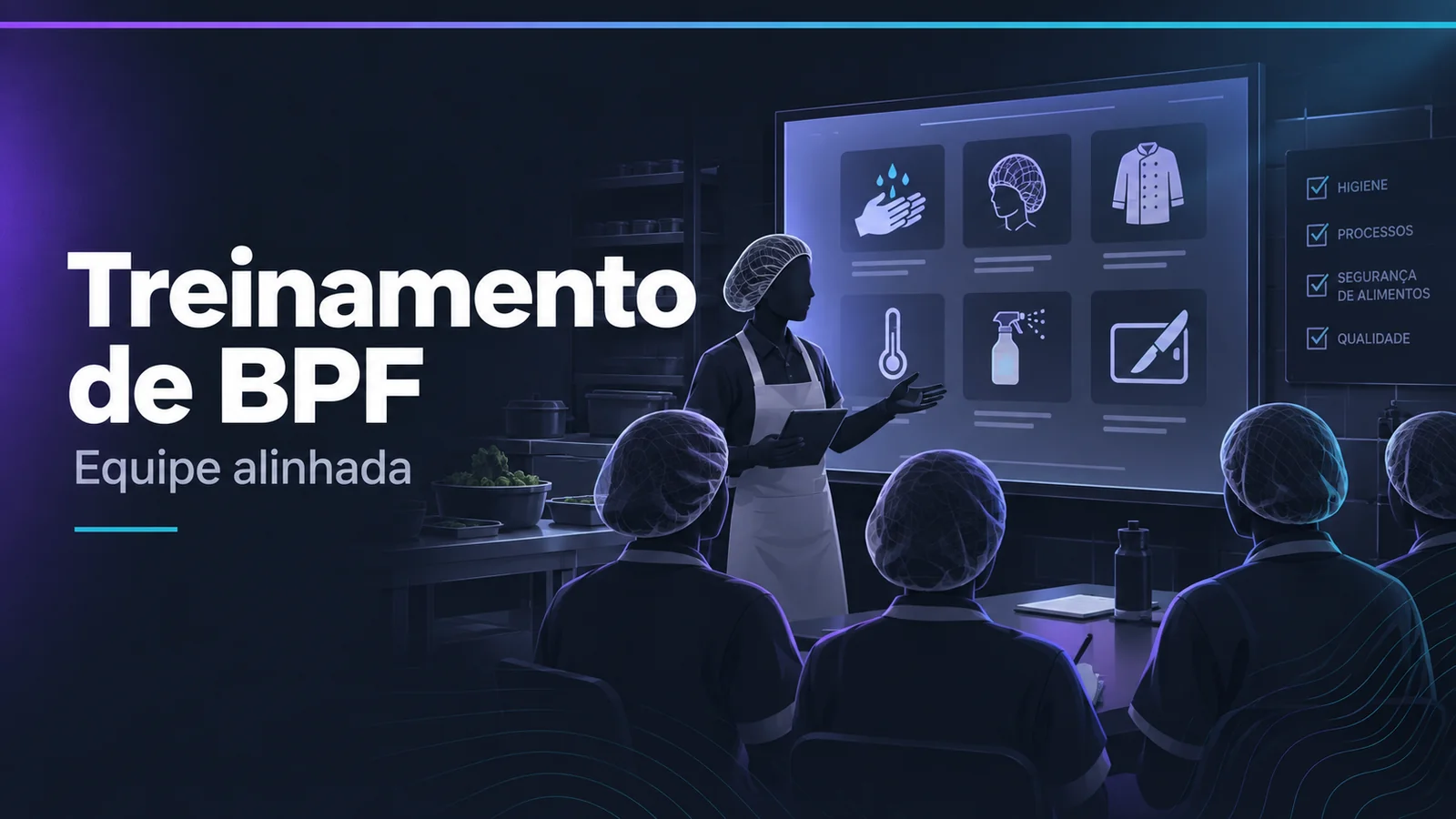 Capa do guia Treinamento de BPF na consultoria de alimentos