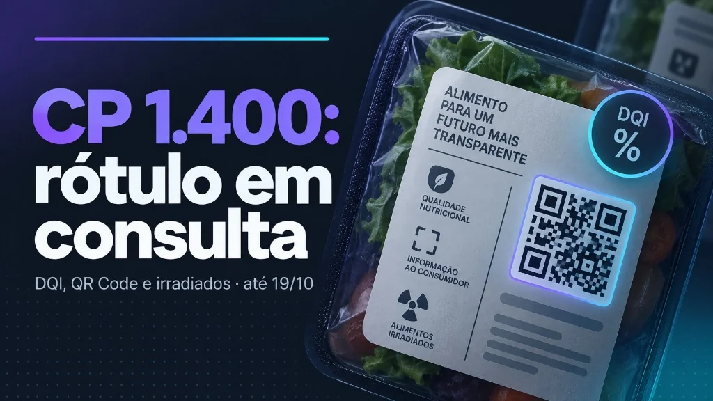 Capa: CP 1.400 - rótulo com QR Code e DQI em consulta